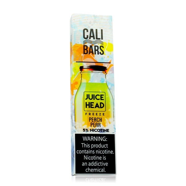 JUICEHEAD | Cali Bars Disposables (10-Pack) peach pear freeze packaging