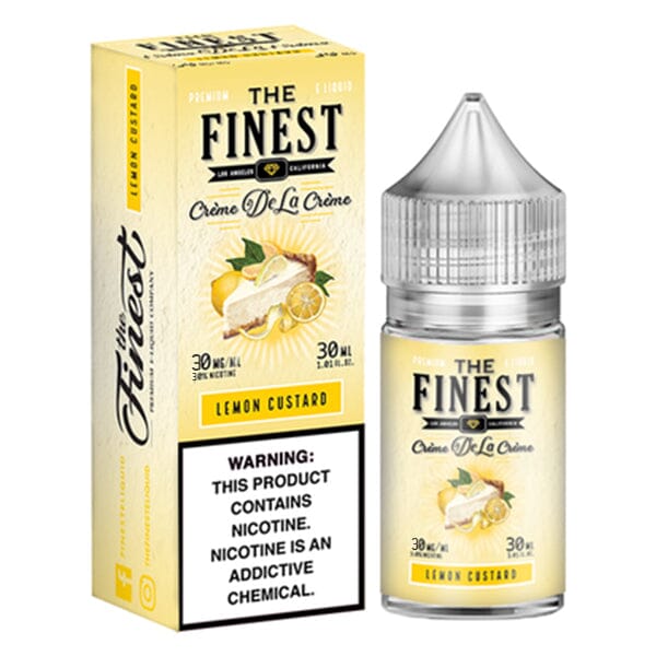 Lemon Custard by Finest SaltNic Series 30ml with packaging