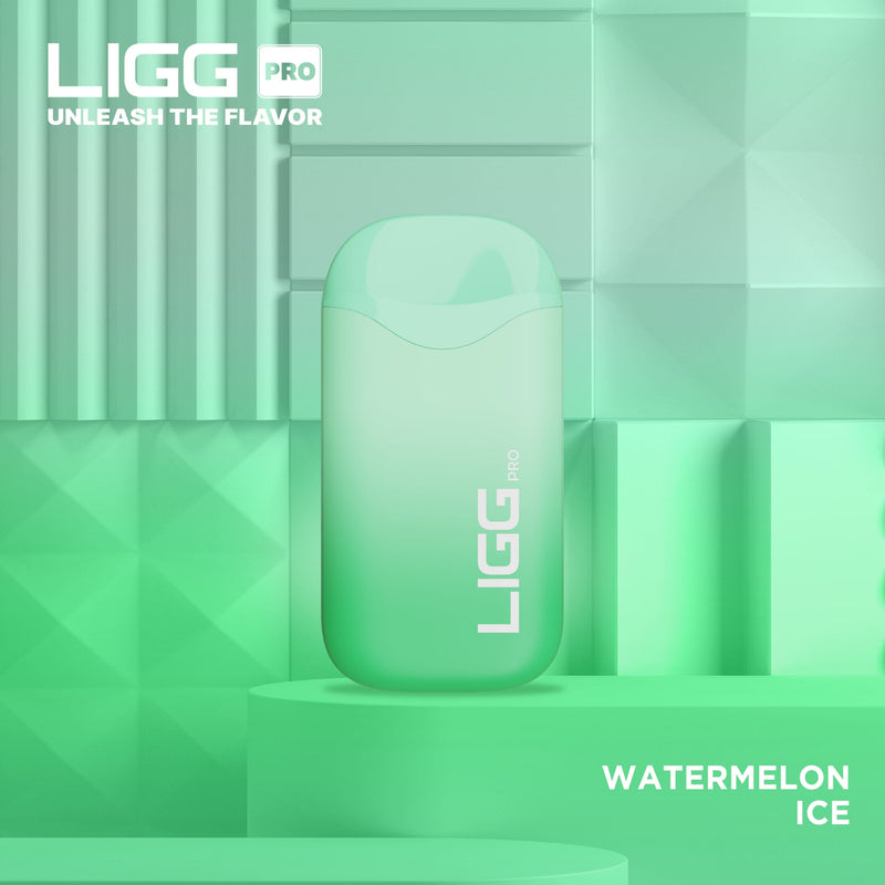 Ligg Pro Disposable 5500 Puffs 14mL 50mg Watermelon Ice