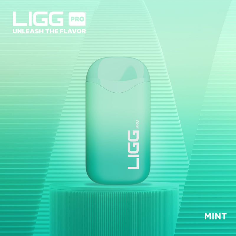 Ligg Pro Disposable 5500 Puffs 14mL 50mg Mint