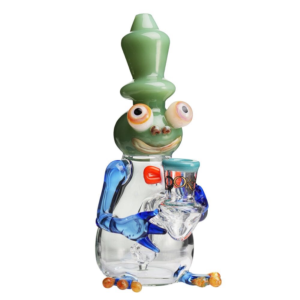 Lookah – 8” Cool Frog Dab Rig (WPC1216) Green