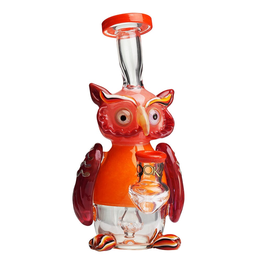 Lookah 7” Mini Cute Owl Dab Rig (WPC1217) Orange