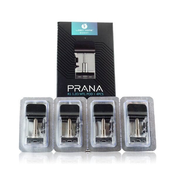 Lost Vape Prana Pods (4-Pack) with packaging