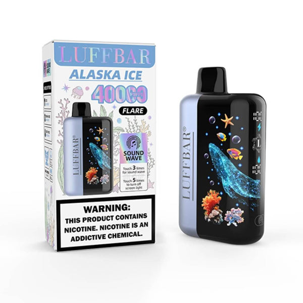 Luffbar Flare 40K Disposable alaska ice with packaging
