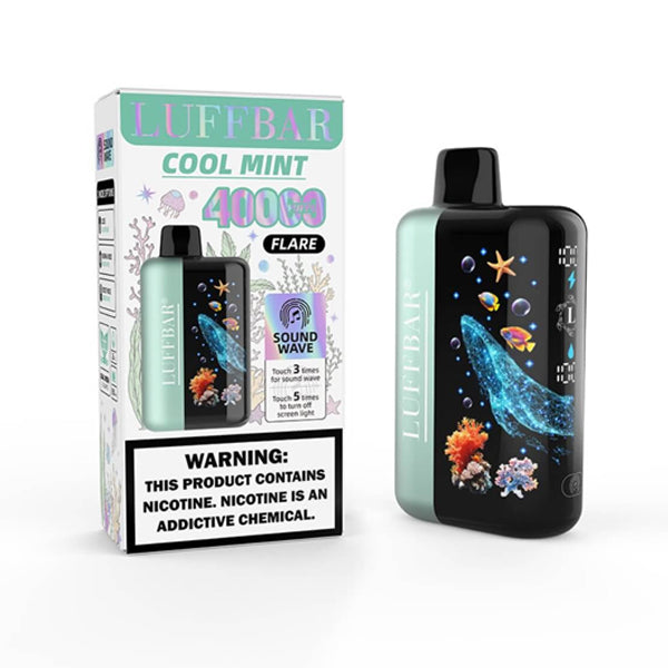 Luffbar Flare 40K Disposable cool mint with packaging
