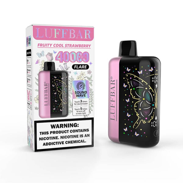 Luffbar Flare 40K Disposable fruity cool strawberry with packaging
