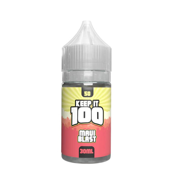 Maui Blast by Keep It 100 Tobacco-Free Nicotine Salt Series 30ml bottle