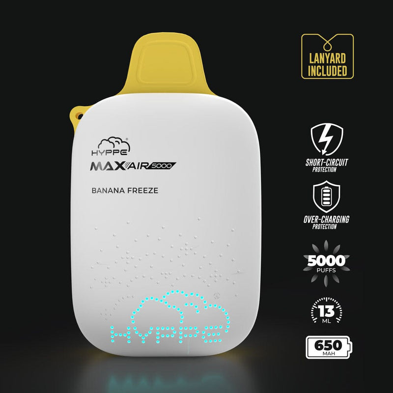 Max Air Disposable | 5000 Puffs | 13mL | 50mg Banana Freeze
