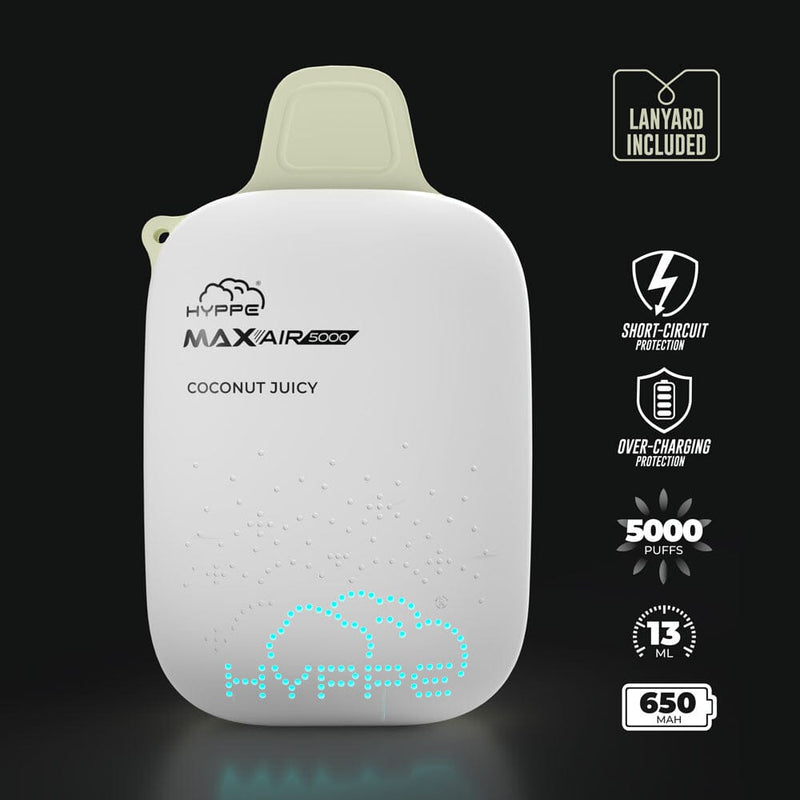 Max Air Disposable | 5000 Puffs | 13mL | 50mg Coconut Juicy