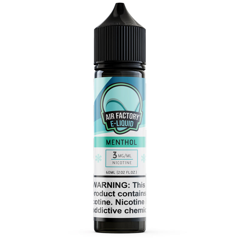 Menthol by Air Factory eJuice 60mL bottle