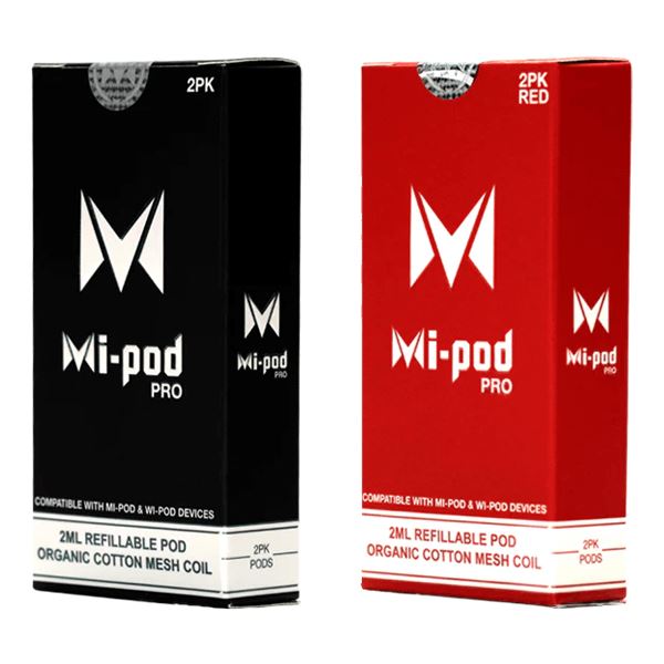 Mi-Pod Pro Replacement Pods 2mL | 2-Pack Group Photo