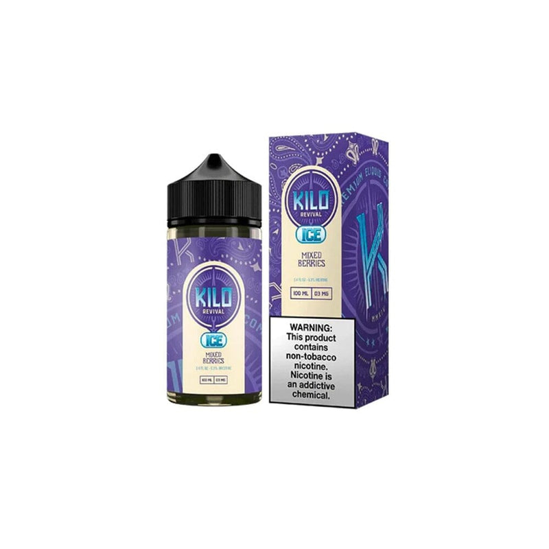 Mixed Berries Ice by Kilo Revival Tobacco-Free Nicotine Series | 100mL with packaging