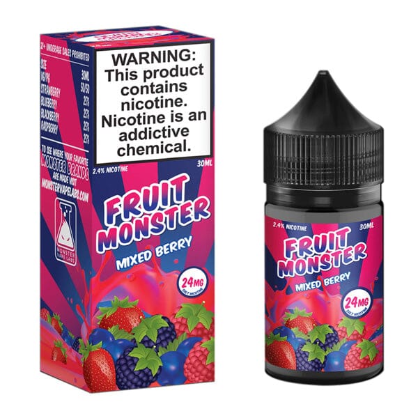 Mixed Berry By Fruit Monster Salts E-Liquid with packaging
