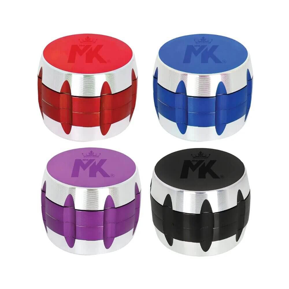 MKGlass MKGR5 Blade 4 Part Premium Grinder Display (6pc Display) Group Photo