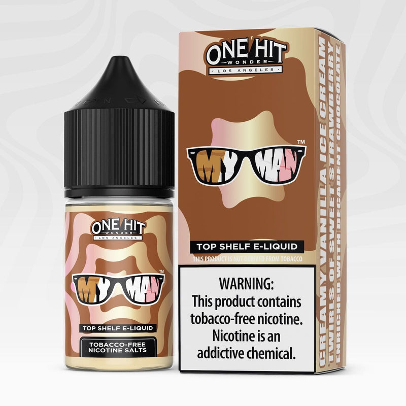 My Man by One Hit Wonder TF-Nic 30mL Salt Series with Packaging