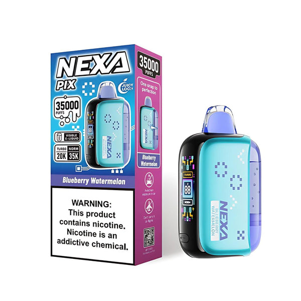 NEXA PIX 35K Disposable blueberry watermelon with packaging