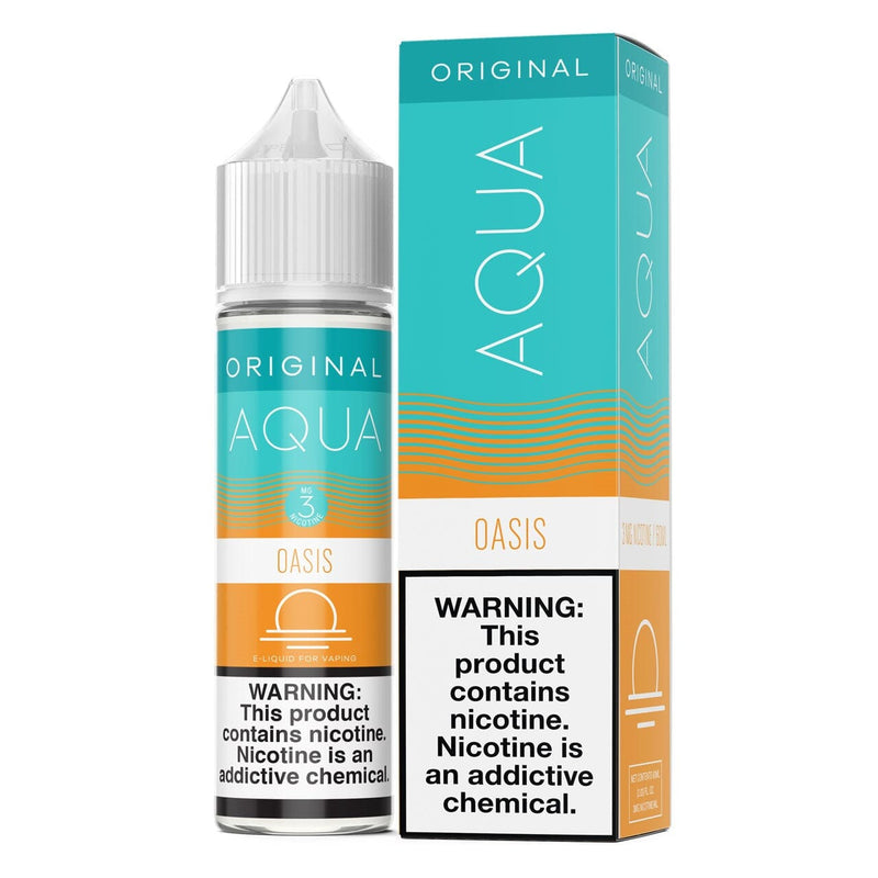 Oasis by AQUA Original E-Juice 60ml with packaging