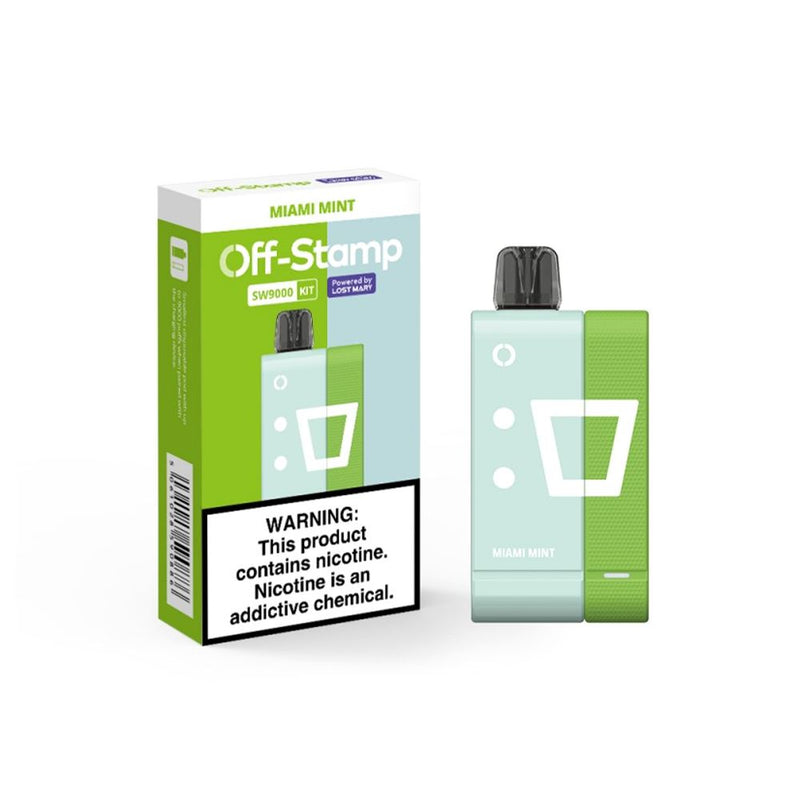 Off Stamp Disposable Kit 9000 Puffs Miami Mint