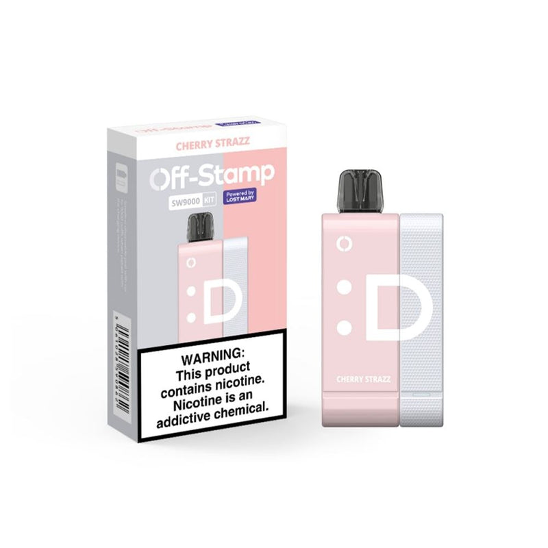 Off Stamp Disposable Kit 9000 Puffs Cherry Strazz