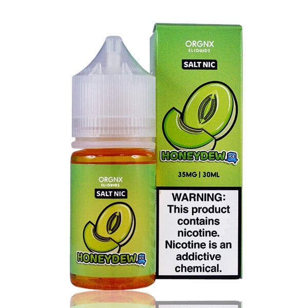 ORGNX Salt eJuice (30mL) honeydew ice with packaging