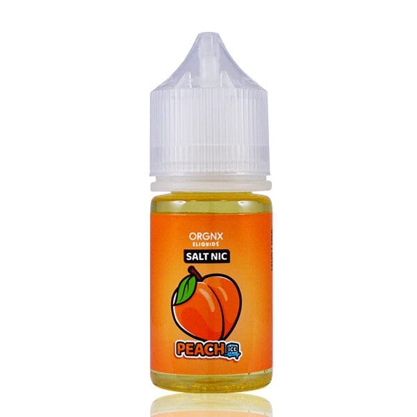 ORGNX Salt eJuice (30mL) peach ice bottle