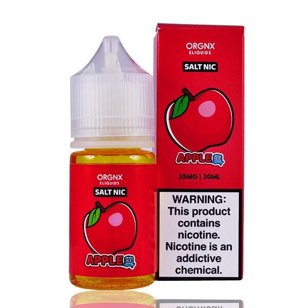 ORGNX Salt eJuice (30mL) apple ice with packaging