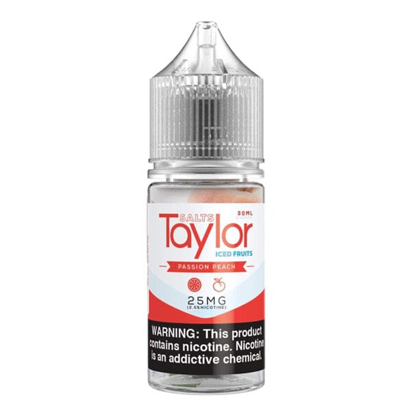 Passion Peach Iced by Taylor Fruits Salts 30ml bottle
