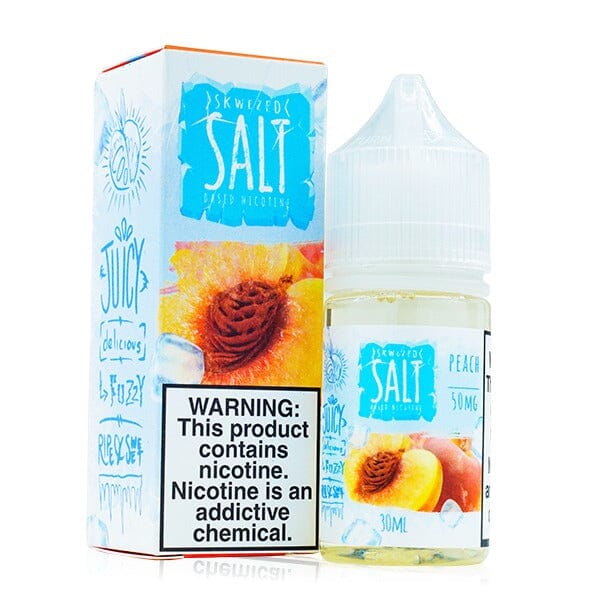 Peach ICE by Skwezed Salt 30ml with packaging