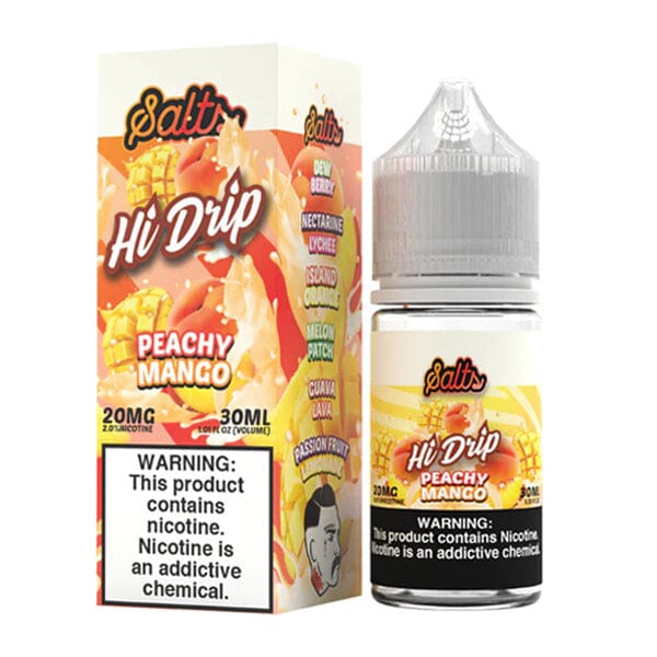 Peachy Mango by Hi Drip Salts 30ML with packaging