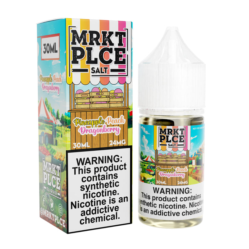 Pineapple Peach Dragonberry by MRKT PLCE SALT 30ML with packaging