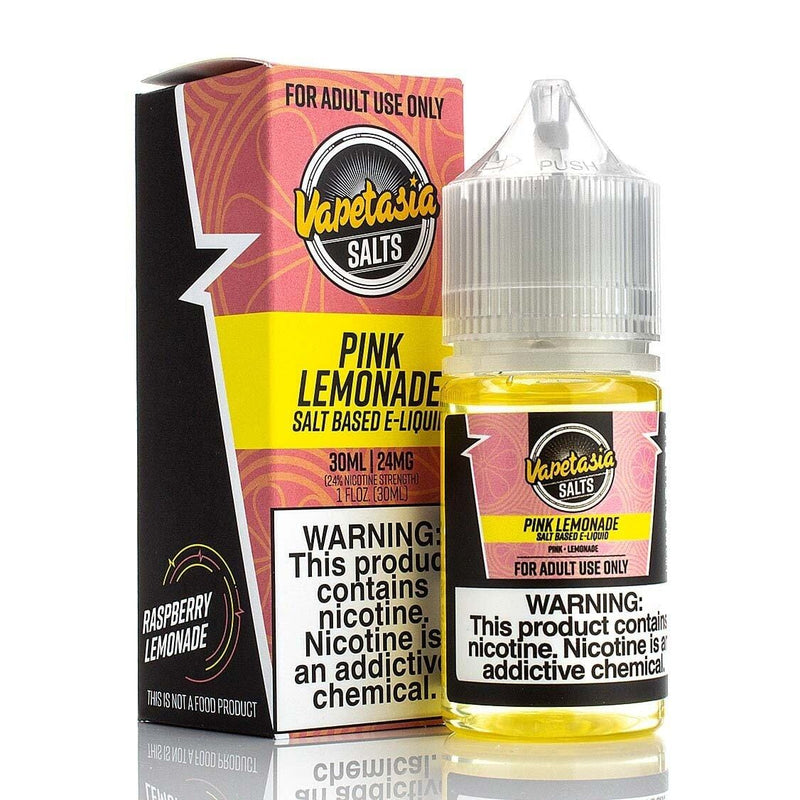 Pink Lemonade by Vapetasia Salts 30ml with packaging