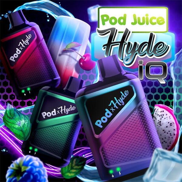Pod Juice - Hyde IQ Disposable | 5000 Puffs | 8mL Group Photo