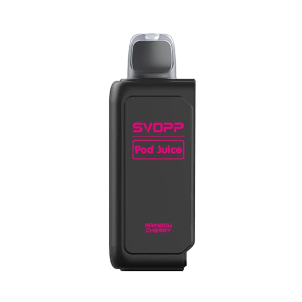 Pod Juice Pods 30000 Puff Disposable E-Cig by SVOPP 50mg 13mL rainbow cherry