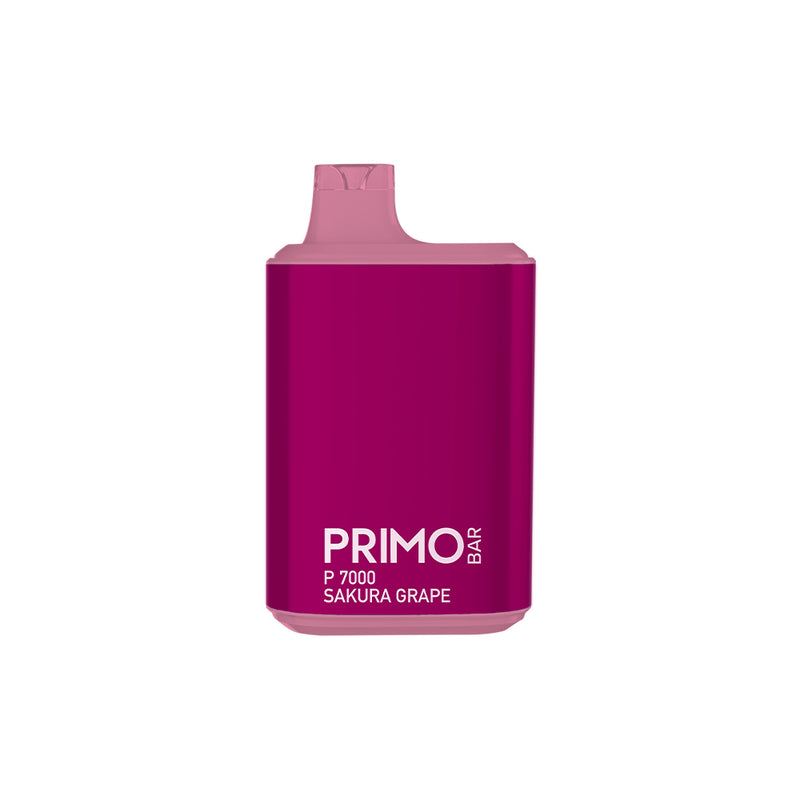 Primo Bar P7000 Disposable 7000 Puffs (14mL) 50mg Sakura Grape