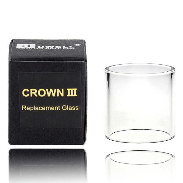 Uwell Crown 3 Replacement Glass with packaging