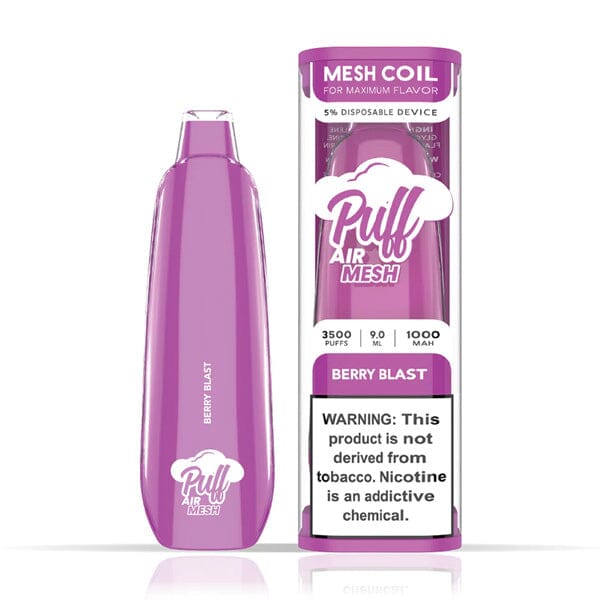 Puff Air Mesh | 3000 Puffs | 8mL berry blast with packaging