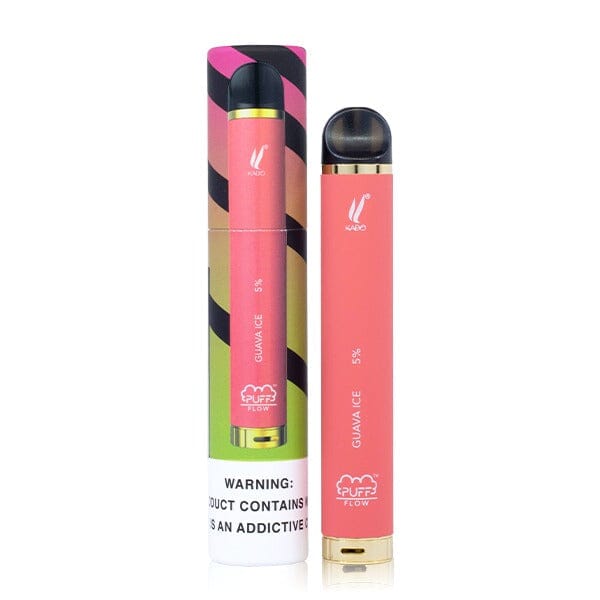 Puff Flow Disposable E-Cigs (Individual) Guava Ice with packaging