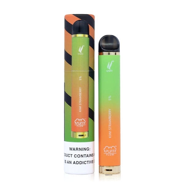 Puff Flow Disposable E-Cigs (Individual) Kiwi Strawberry with packaging