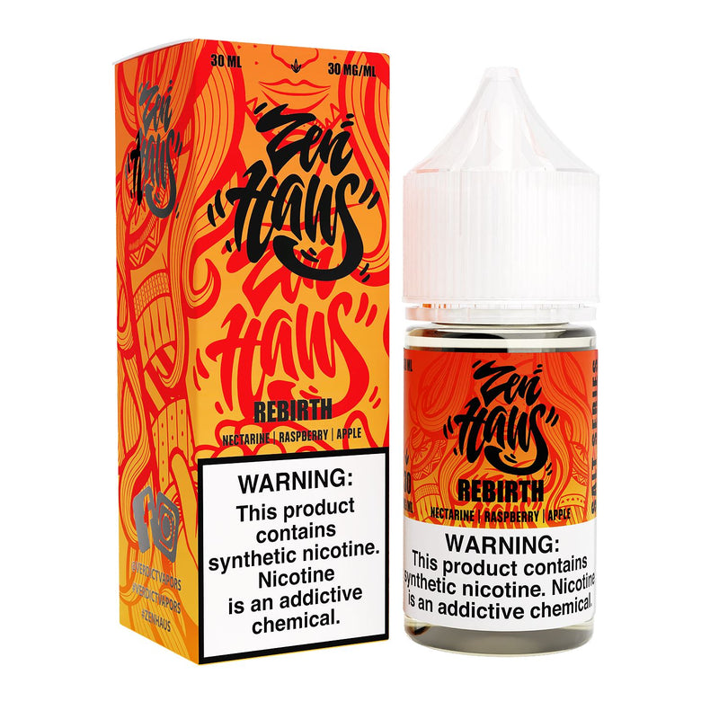 Rebirth by ZEN HAUS SALTS E-Liquid 30ml with packaging