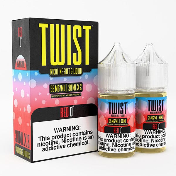 Red 0° (Ice Watermelon Madness) by Twist Salt E-Liquid | 60mL with Packaging