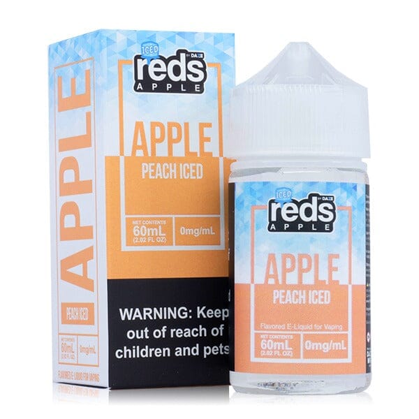 Reds Apple Peach Iced by Reds Apple Series 60ml with packaging