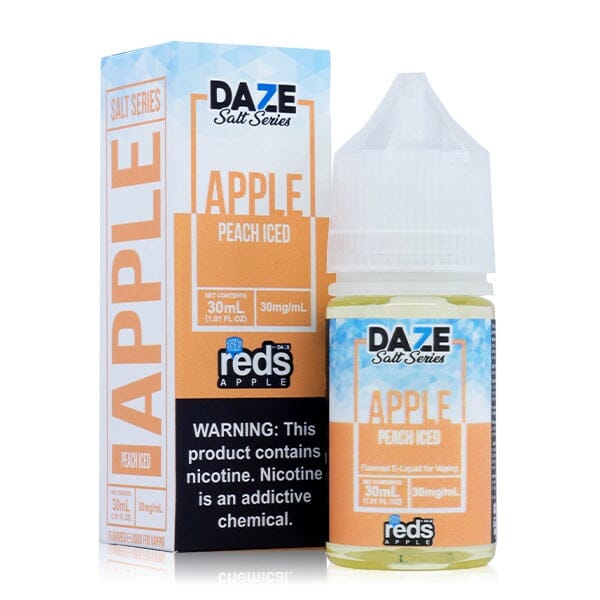 Reds Apple Peach Iced by Reds Salt Series 30ml with packaging