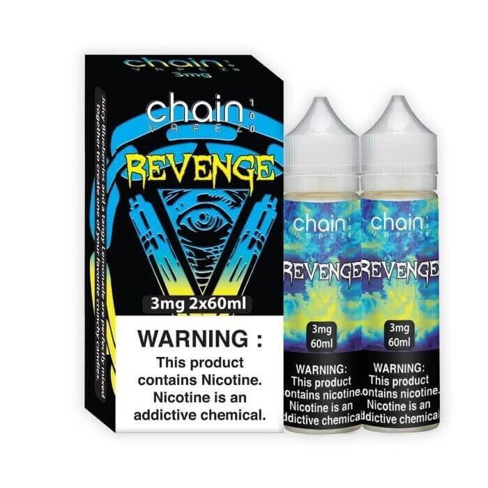 Revenge by Chain Vapez 120mL with Packaging