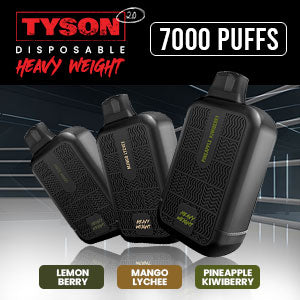 Tyson 2.0 Heavy Weight Disposable 7000 Puff 15mL 50mg | MOQ 10 