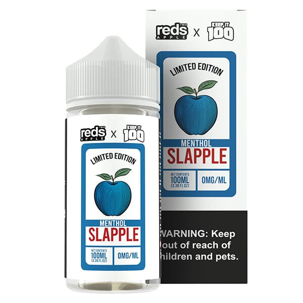 Slapple Menthol by 7Daze Reds x Keep It 100 Series | 100mL with Packaging