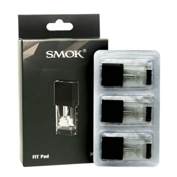 SMOK Fit Replacement Cartridge Pod 3 Pack with packaging
