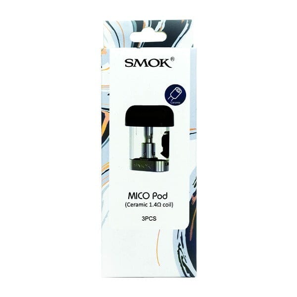 SMOK MICO Replacement Pod Cartridges (Pack of 3) ceramic 1.4ohm packaging