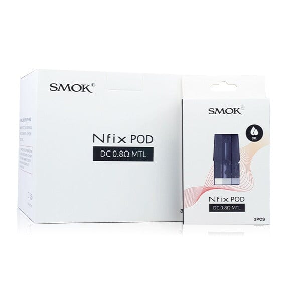 SMOK Nfix Pods (3-Pack) DC 0.8ohm packaging only