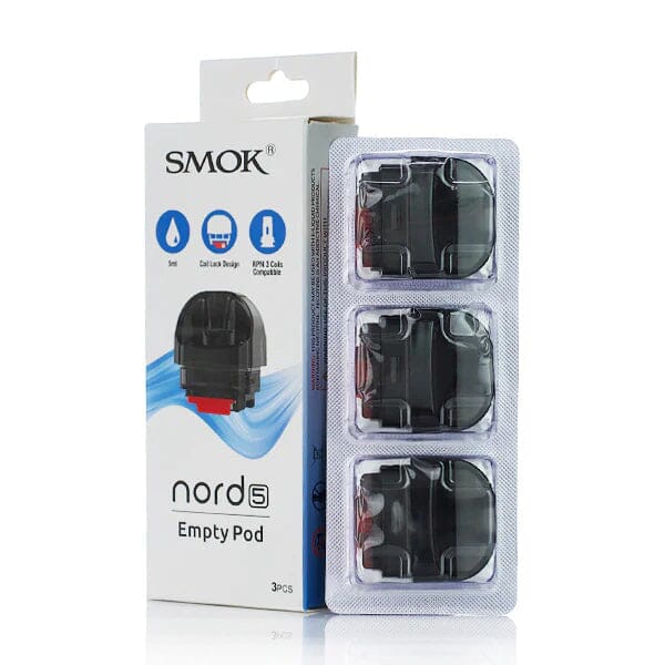 SMOK Nord 5 Replacement Pods | 5mL | 3-Pack with packaging