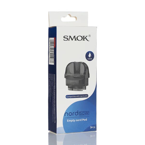 SMOK Nord 50W Replacement Pods | 3-Pack Nord Coil compatible packaging
